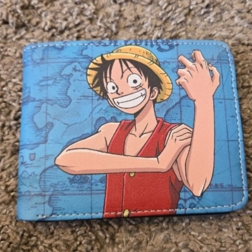 New one piece anime manga leather wallet